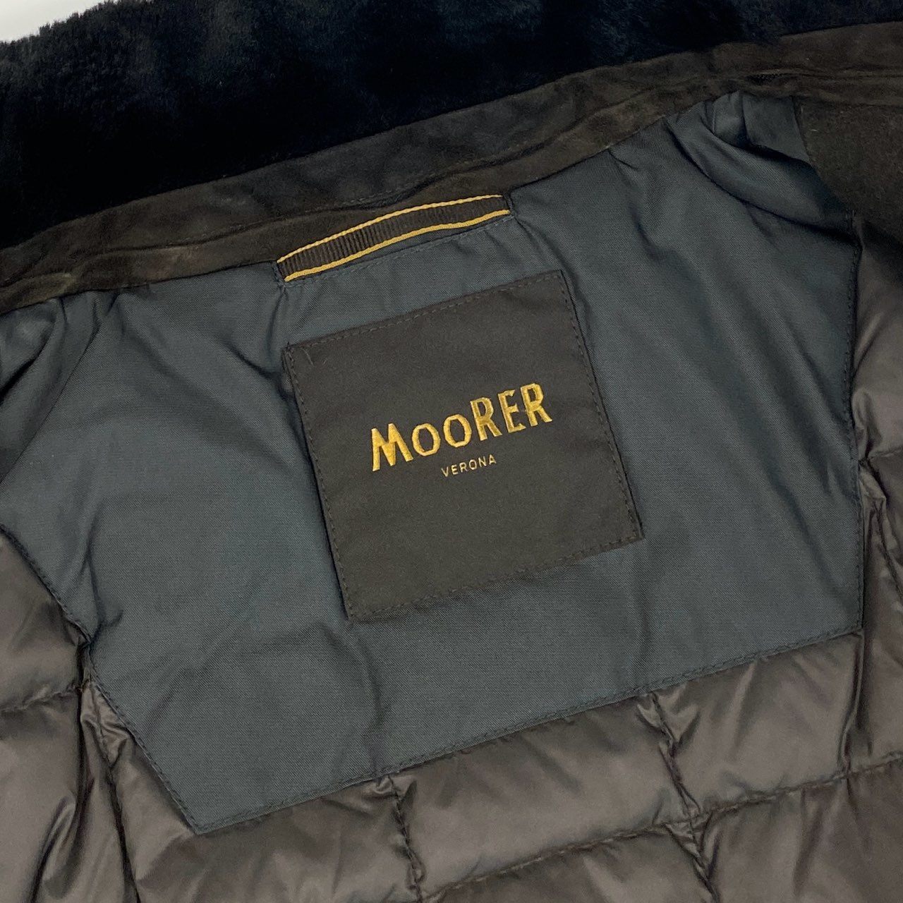 41i26 MOORER ムーレー CELOTTI チェロッティ ダウンジャケット ボンバージャケット グレー メンズu02t