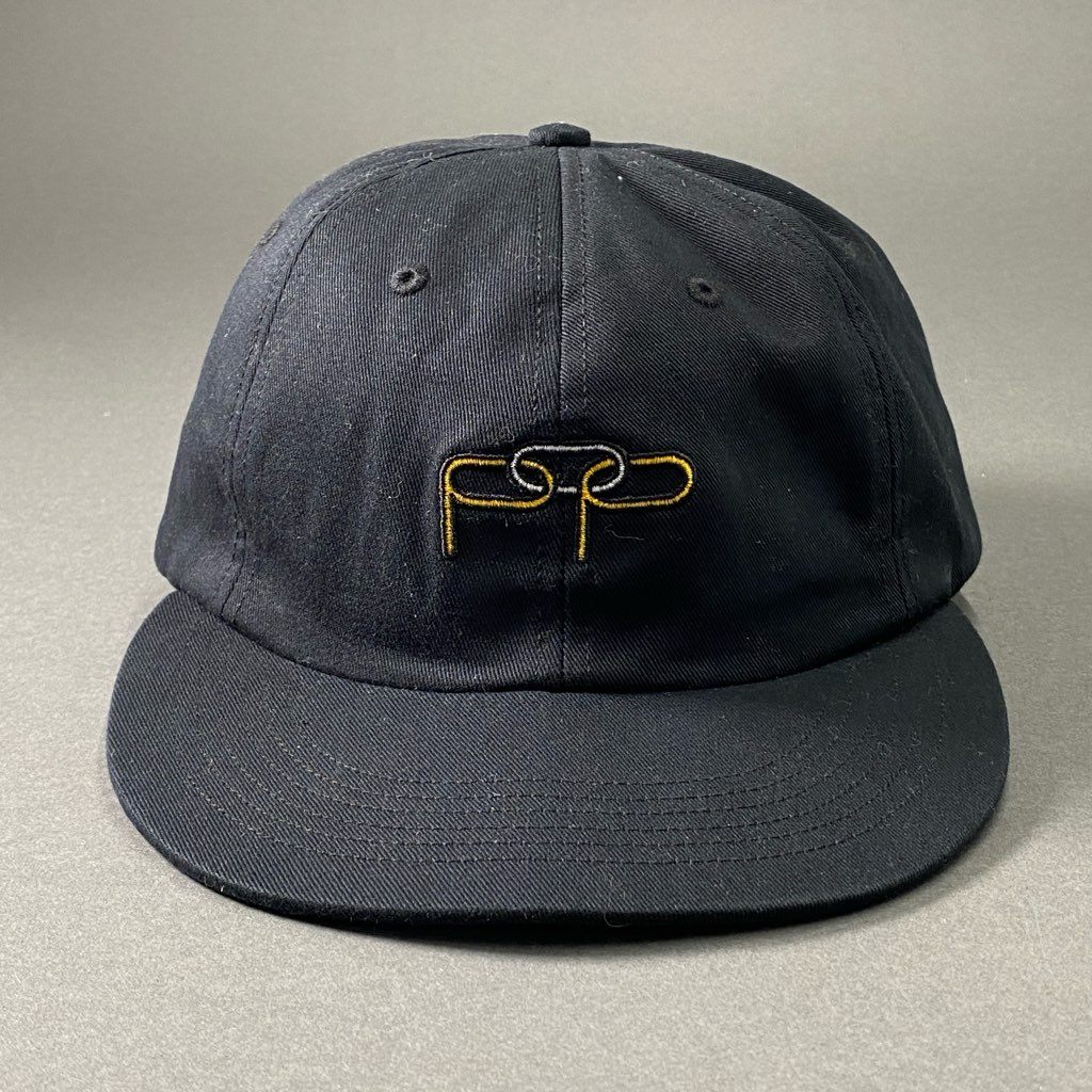 2f23 POP TRADING COMPANY ポップトレーディング カンパニー POP MISSING LINK SIXPANEL CAP 6パネルキャップ ブラック USA製 帽子