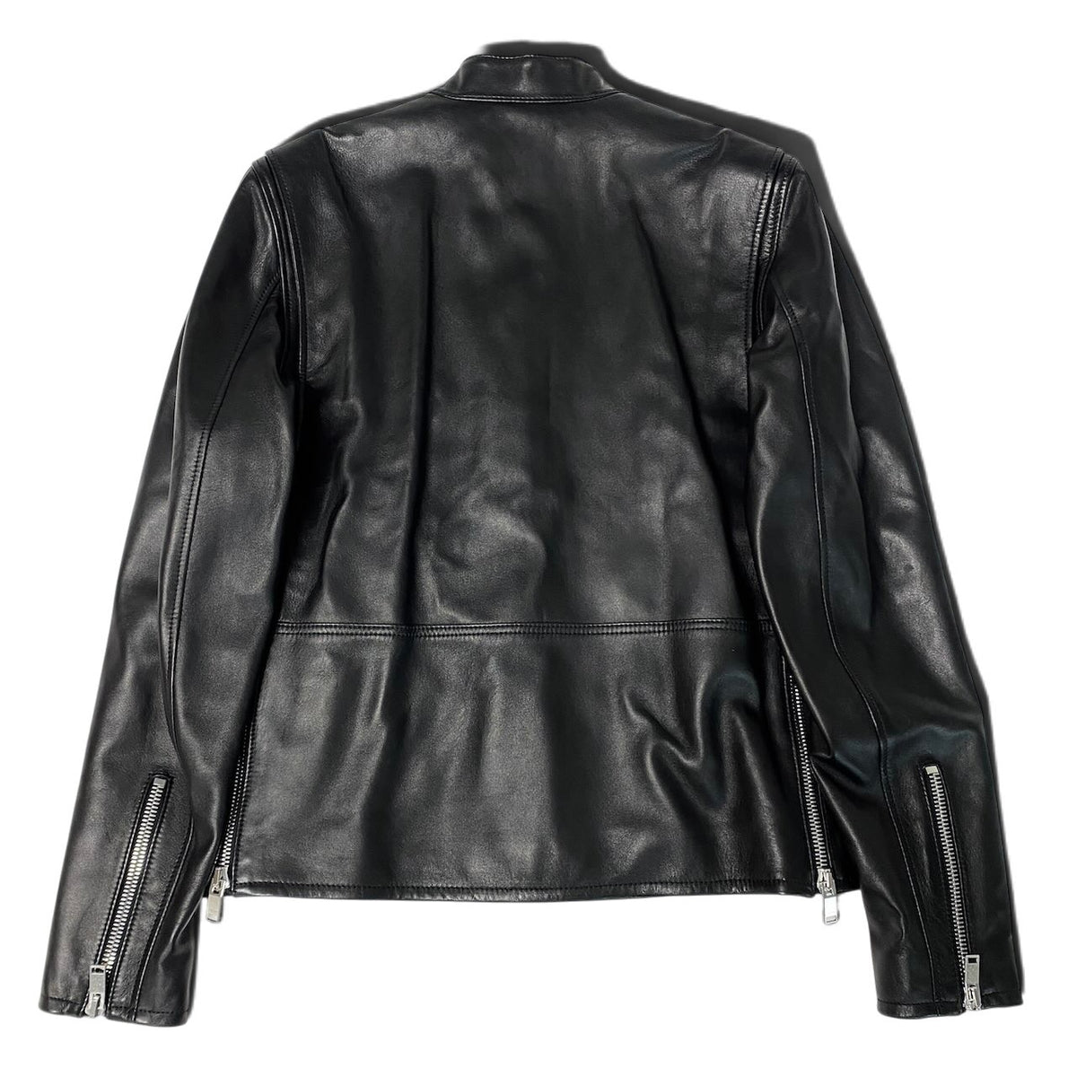 j29 《タグ付》 SAINT LAURENT サンローラン キースレザージャケット Keith Leather Jacket 362239 50 ブラックt18r