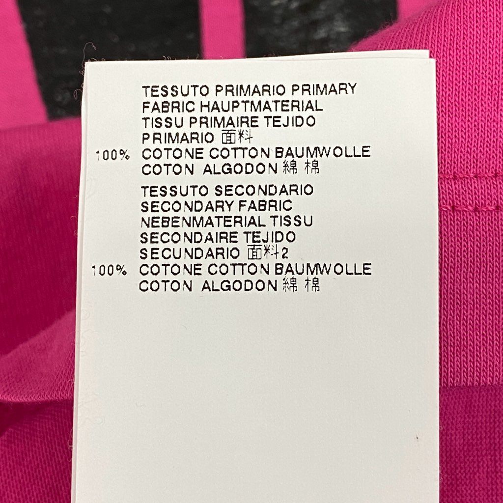 13l27 DSQUARED2 ディースクエアード 半袖Tシャツ プリントTシャツ PUNKプリント トップス イタリア製 XXLサイズ ピンク コットン100％ メンズo07t