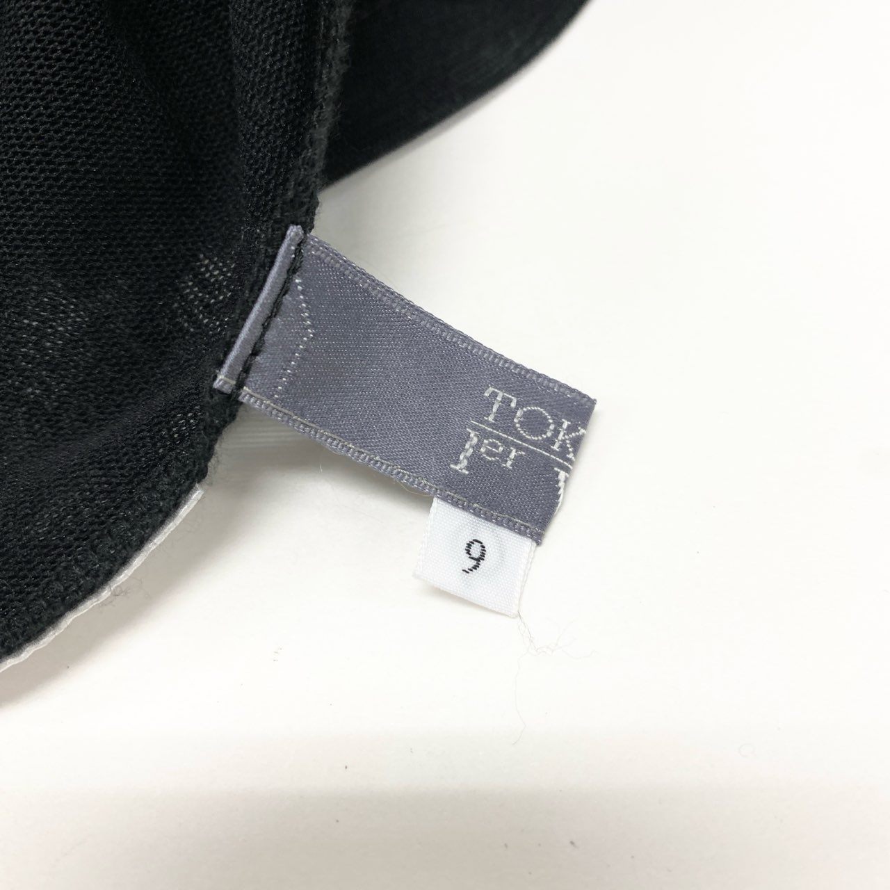 18k20《美品》 TOKUKO 1er VOL トクコプルミエヴォル  ロング シアーカーディガン メッシュシャツ 長袖 花柄 ストレッチ○ レディース 女性用 ９ ブラックu02t