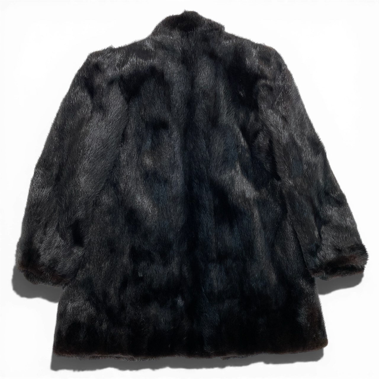 6a21 SAGA MINK サガミンク 銀サガ ダークミンク ロングコート サイズ11 ダークブラウン 最高級本毛皮 Mink Fur Long Coatt18r