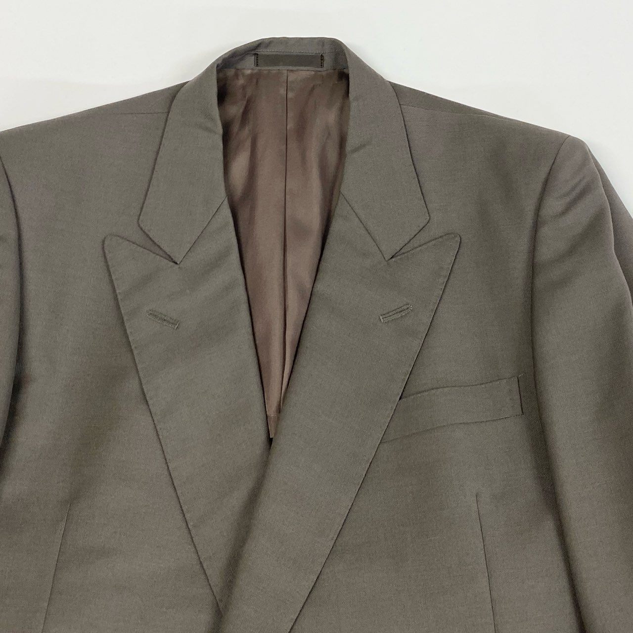 36a30 Burberrys バーバリーズ スーツセットアップ テーラードジャケット スラックス 92-80-170A5サイズ ブラウン メンズ 男性用o07t