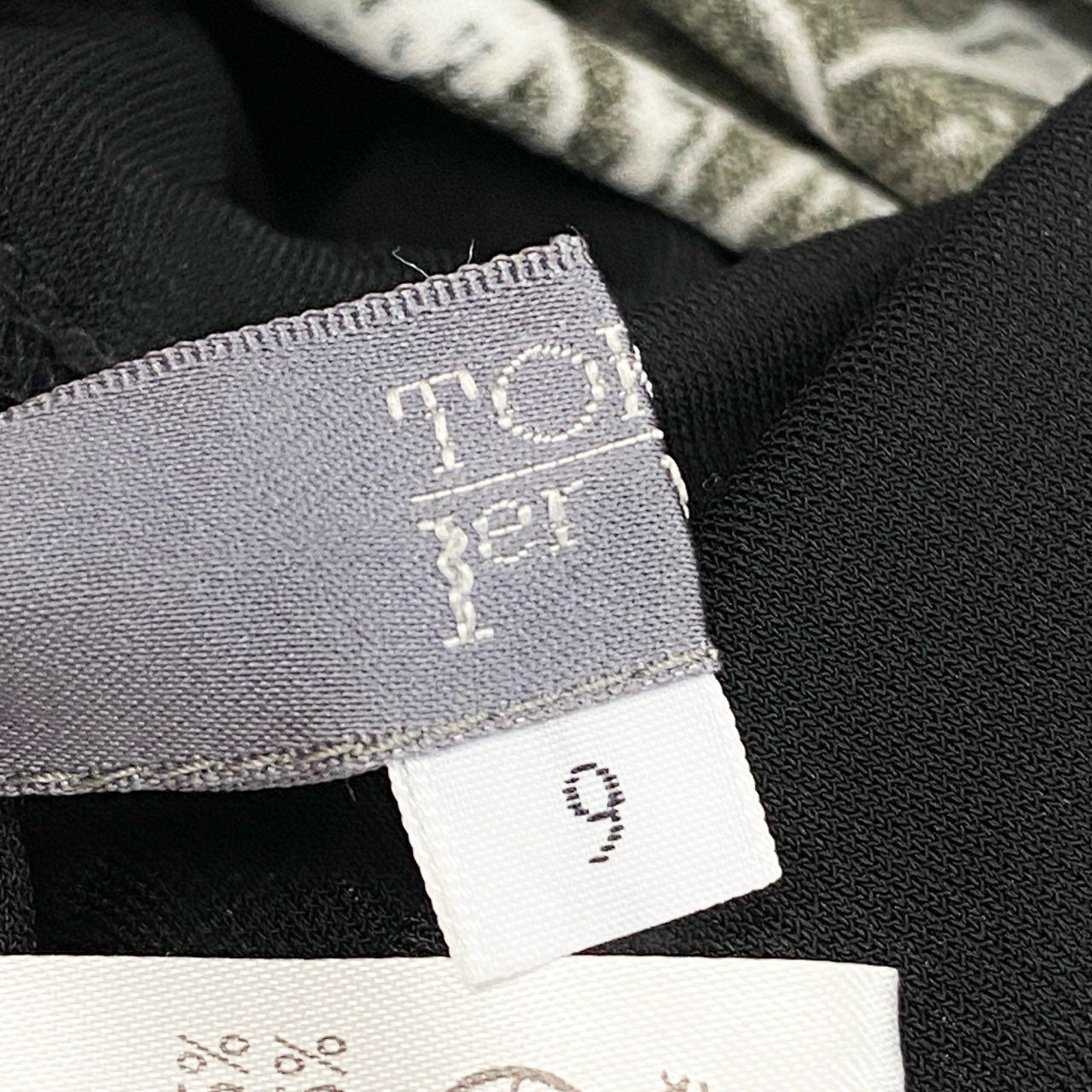 76k21 TOKUKO 1er VOL トクコプルミエヴォル 長袖シャツワンピース 総柄プリント アニマル柄 サイドリボン レディース 女性用 9 ブラックu02t