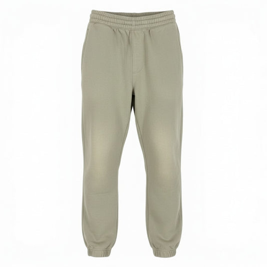 Ib16《美品》 BURBERRY バーバリー ホースロゴ アップリケ スウェットパンツ リラックスパンツ XS ベージュ系 レディースu02t