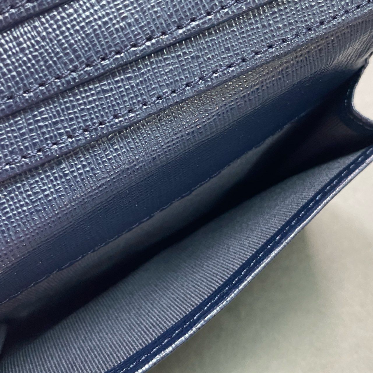 f10 【新品】POLO RALPH LAUREN ポロラルフローレン ワンポイントロゴ ネイビー 牛革 カードケース 名刺入れ メンズ 男性用 小物