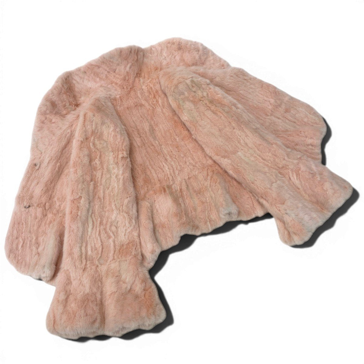 2g13 first avenue by NORTH BEACH ノースビーチ 変形 毛皮ジャケット ミンクコート 染めミンク サイズM(55) ピンク毛系 MINK FUR レディースu02t