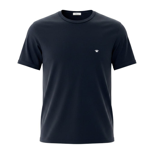Mf18 Dior Homme ディオールオム Bee刺繍 ワンポイント Tシャツ Bee Embroidered T-Shirt M ブラックt18r