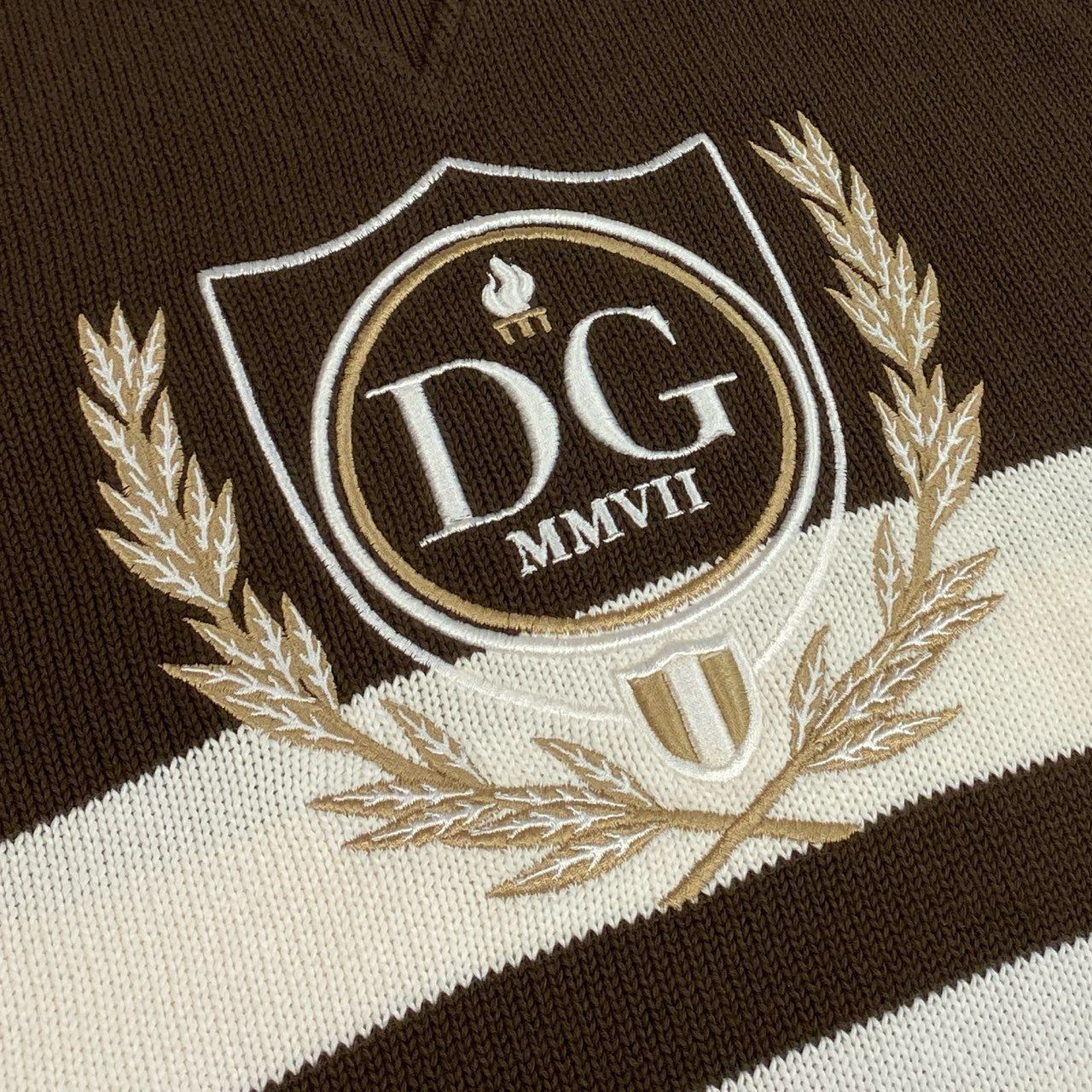 2L27 Dolce & Gabbana ドルチェアンドガッバーナ ドルガバ Front Logo Knit Vest ブランドロゴ ニットベスト Size 50 メンズ 男性用k02i