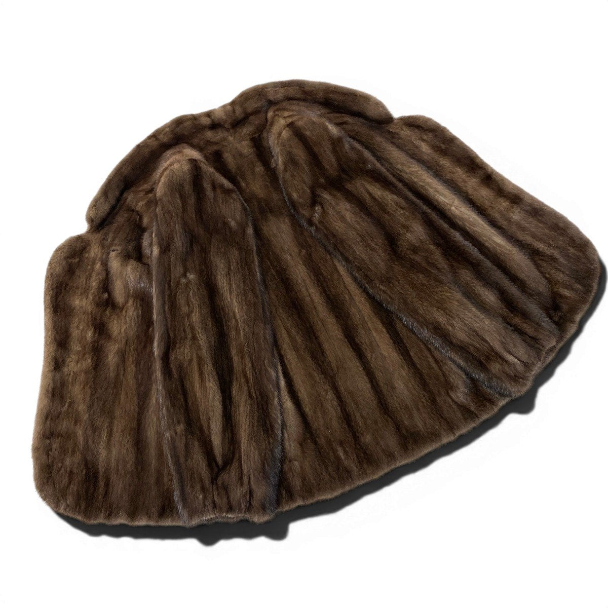 55g14 mario valentino マリオ ヴァレンティノ パステルミンク ミンクコート セミロング デザインコート F ライトブラウン ミンクファー Mink Fur Coatu02t