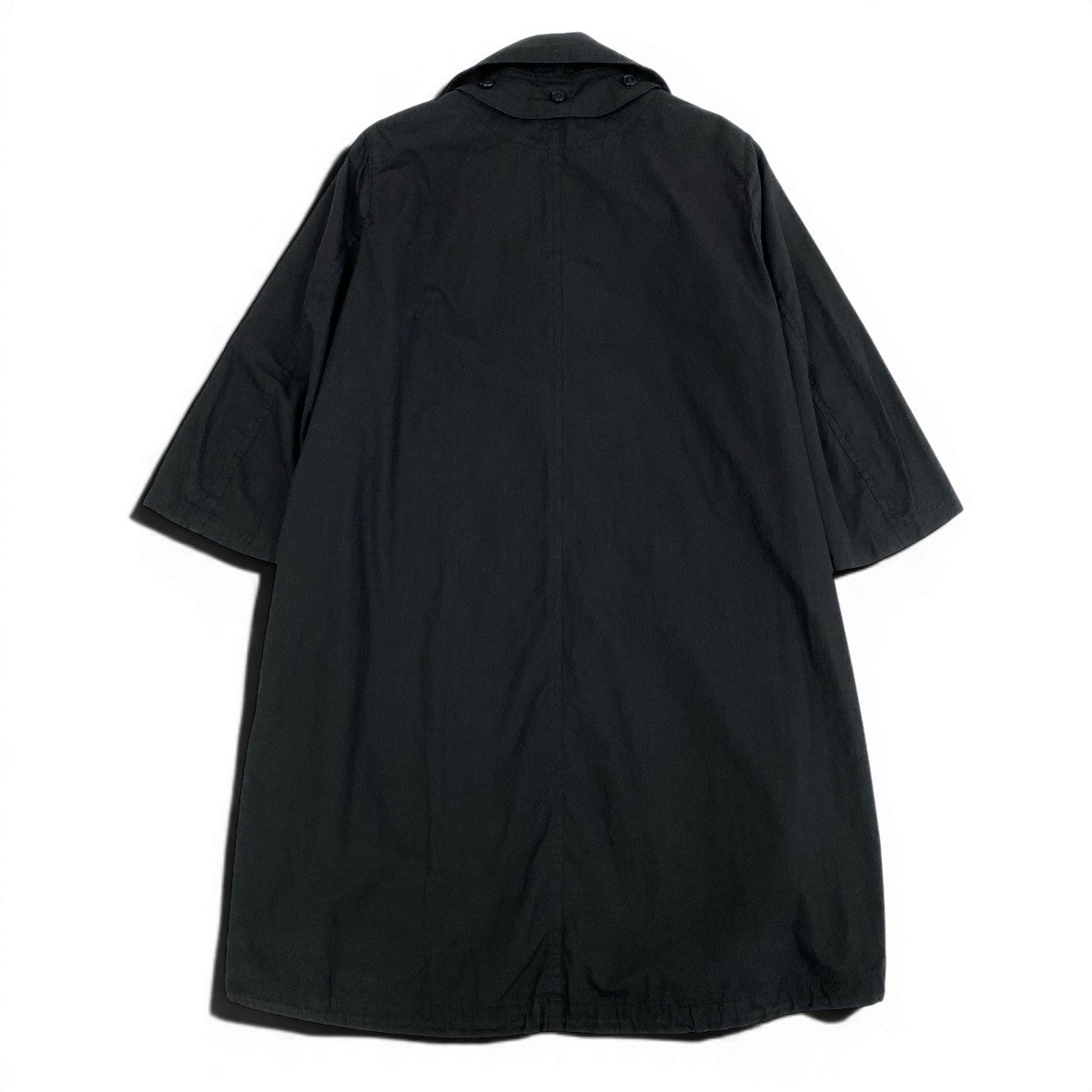 Ae25 Y`s ワイズ YOHJI YAMAMOTO ヨウジヤマモト ダブルジップ コートブルゾン 薄手 アウター サイズ2 ブラック コットン100％ レディースta1