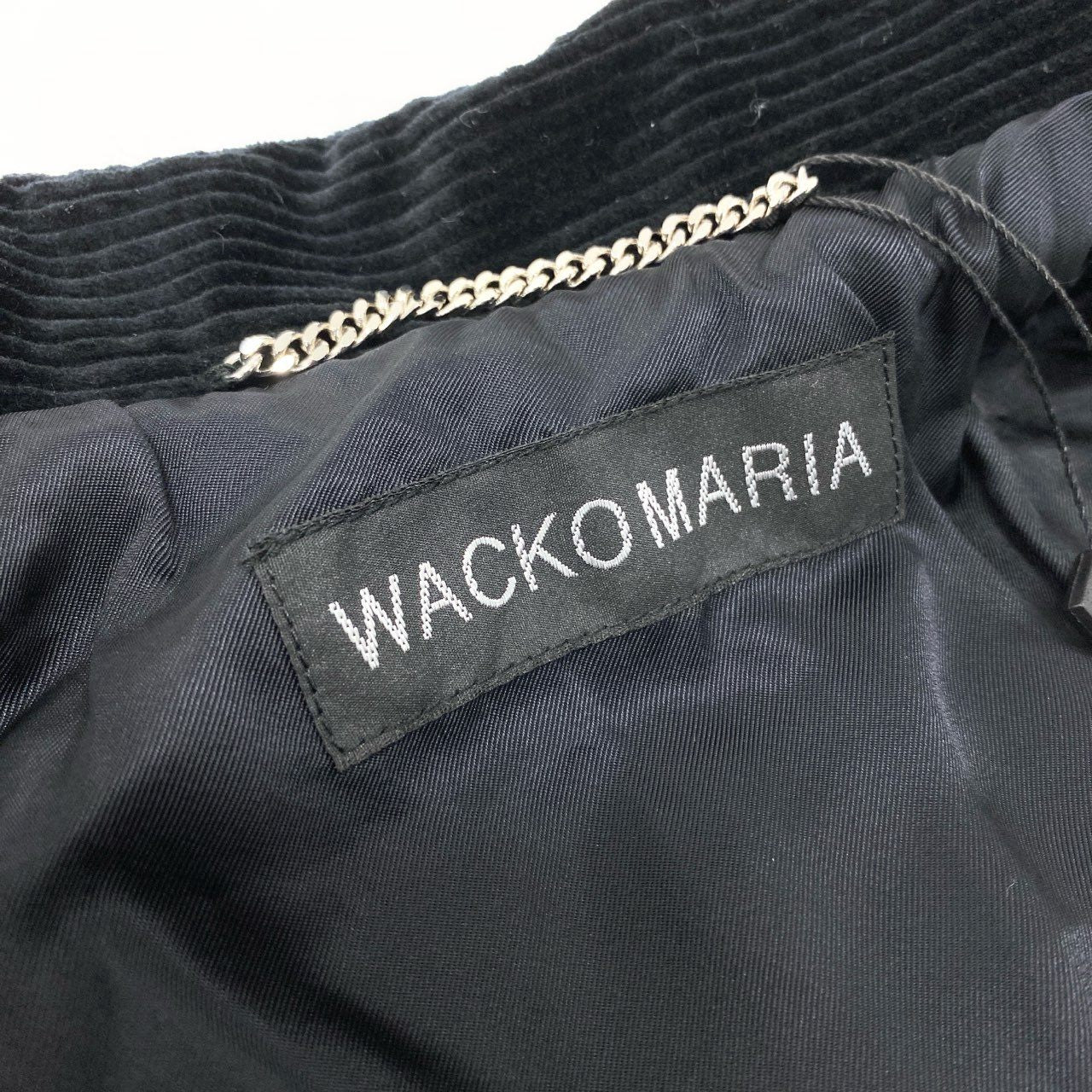 10k11 《未使用保管品》 WACKOMARIA ワコマリア 24AW Corduroy Western Jacket コーデュロイ ブルゾン サイズS ブラック メンズ アウターk02i