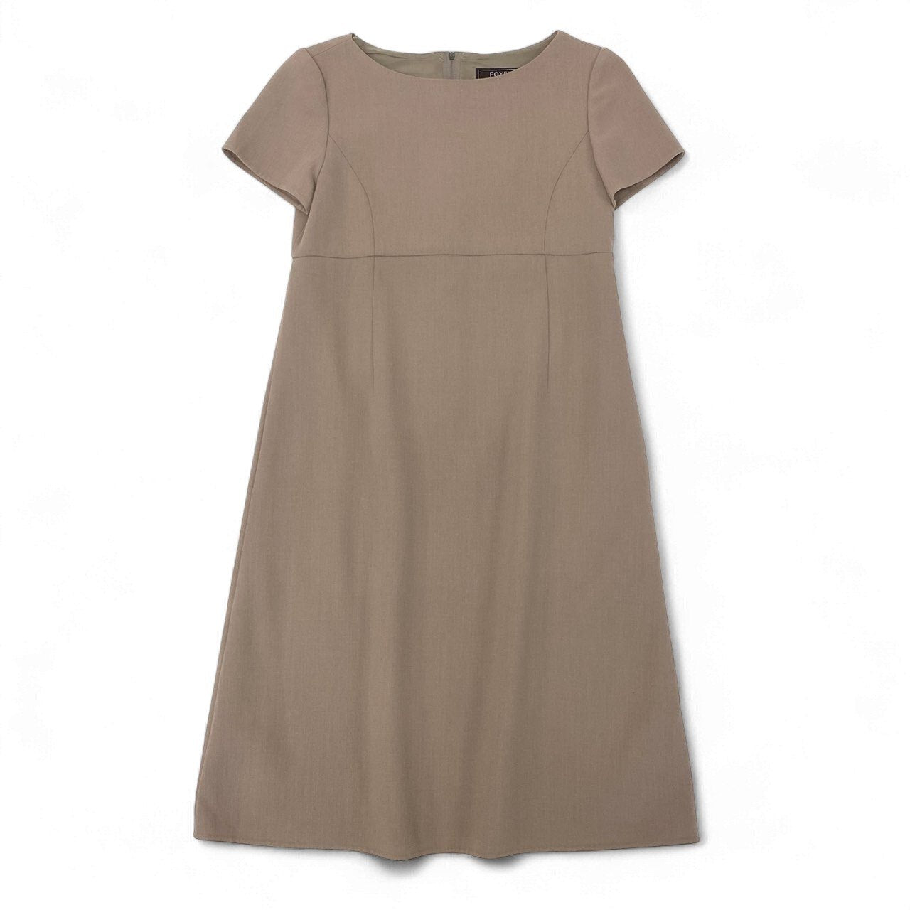 17k9 FOXEY BOUTIQUE フォクシー ブティック Savarin 半袖ワンピース ドレス 日本製 41454 40 ブラウン系 レディースo07t