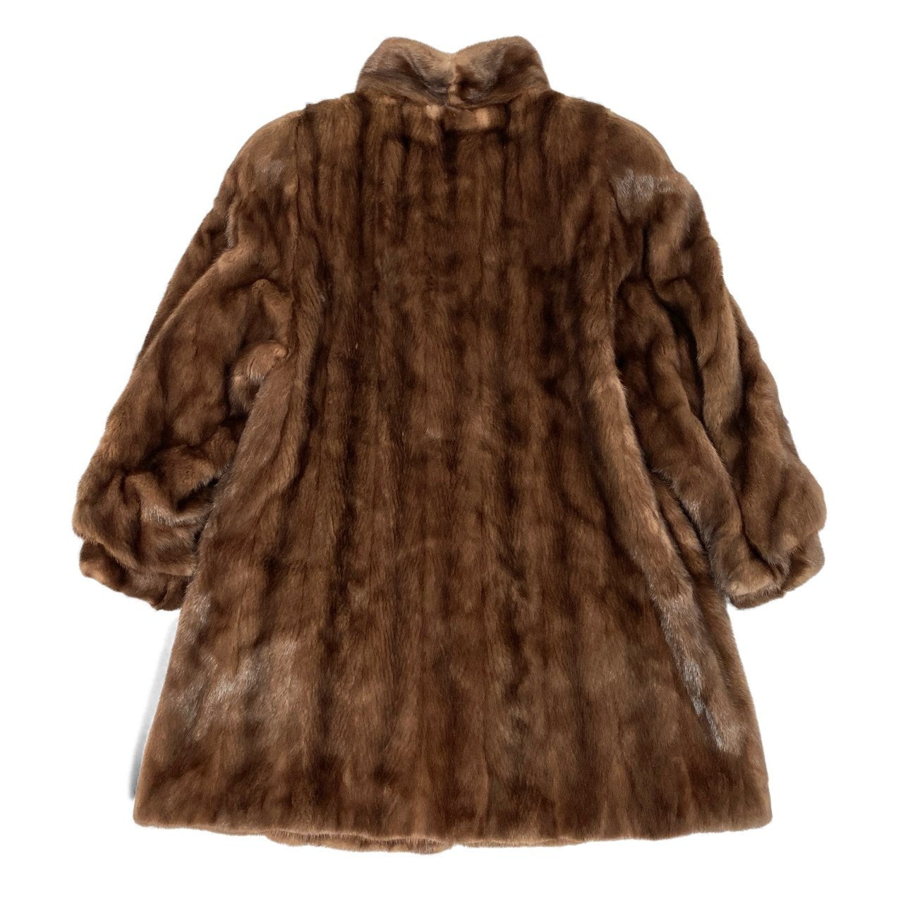 41L12 ROYAL SAGA MINK サガミンク ロイヤル デミバフミンク セミロングコート 毛皮コート F ブラウン系 ミンクファー レディースu02t