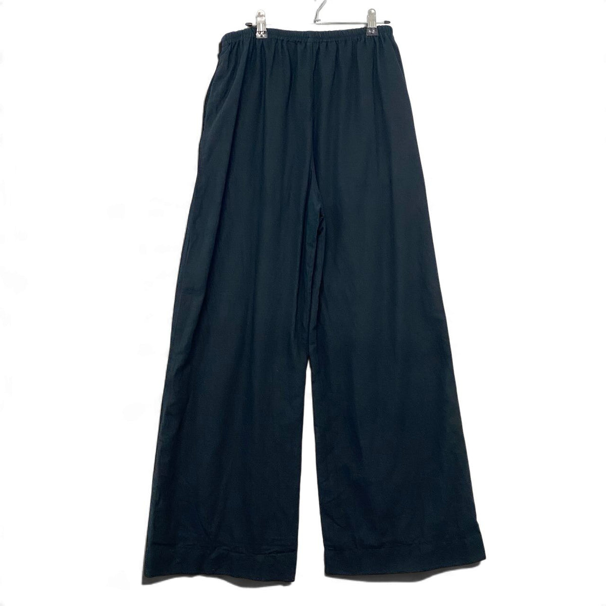 24j14  Deuxieme Classe ドゥーズィエムクラス EVERYDAY I LIKE. 26SS コットンリネンリラックス ウエストゴム ボトム リネンパンツ 26-030-500-8240-1-0 38 ブラック レディース 女性用u02t