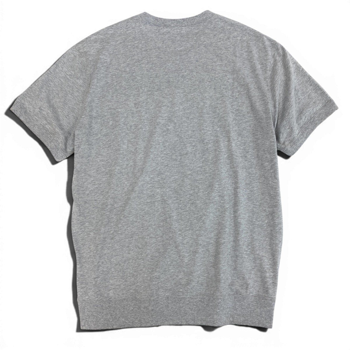 Me25 BRUNELLO CUCINELLI ブルネロクチネリ Vガゼット レイヤード 半袖Tシャツ カットソー サイズM  カーキ コットン100％ メンズ 紳士服k02i