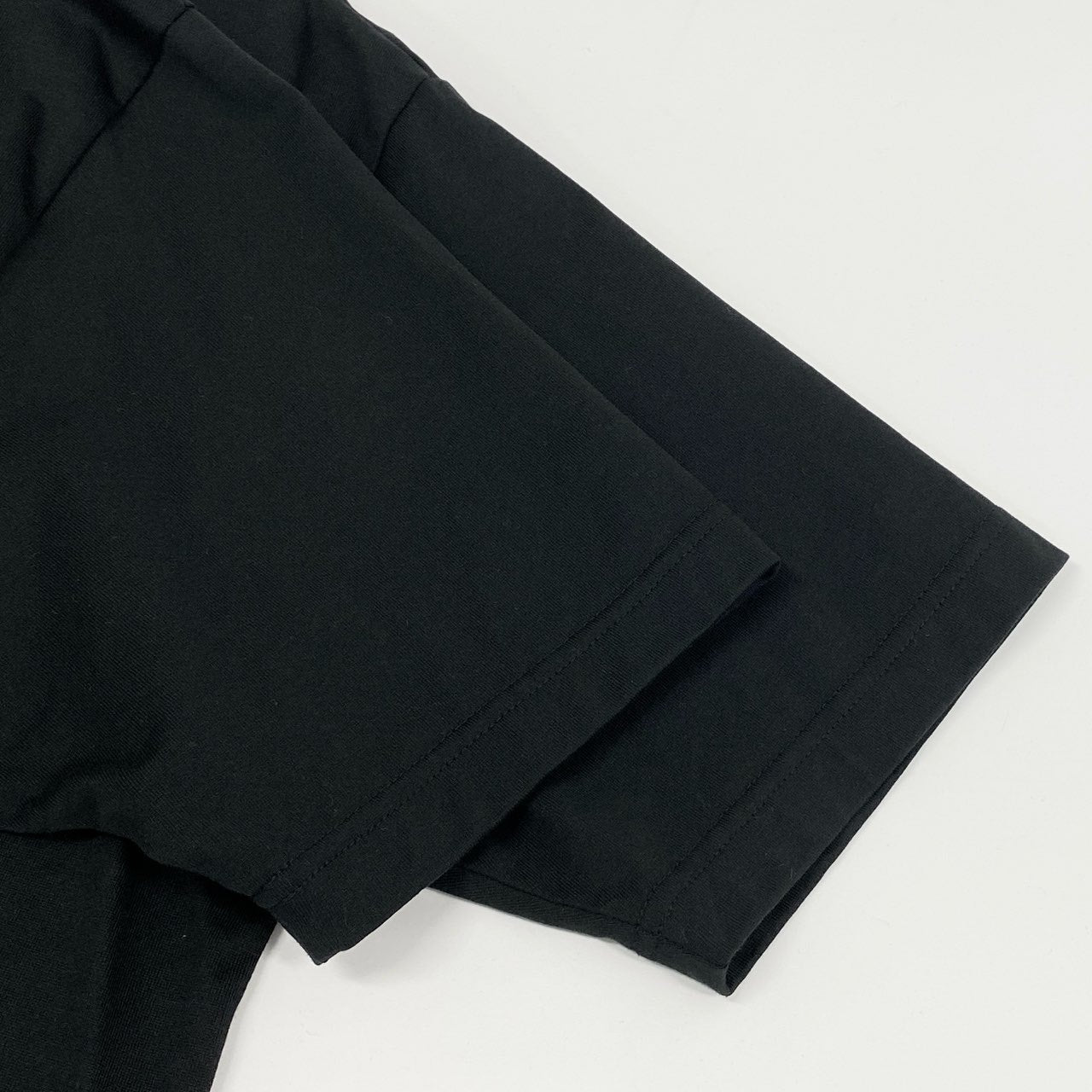 54g10 《美品》 JUNYA WATANABE ジュンヤワタナベ 23SS パールネックレス付 カットソー S ブラック Tシャツ 日本製 女性服