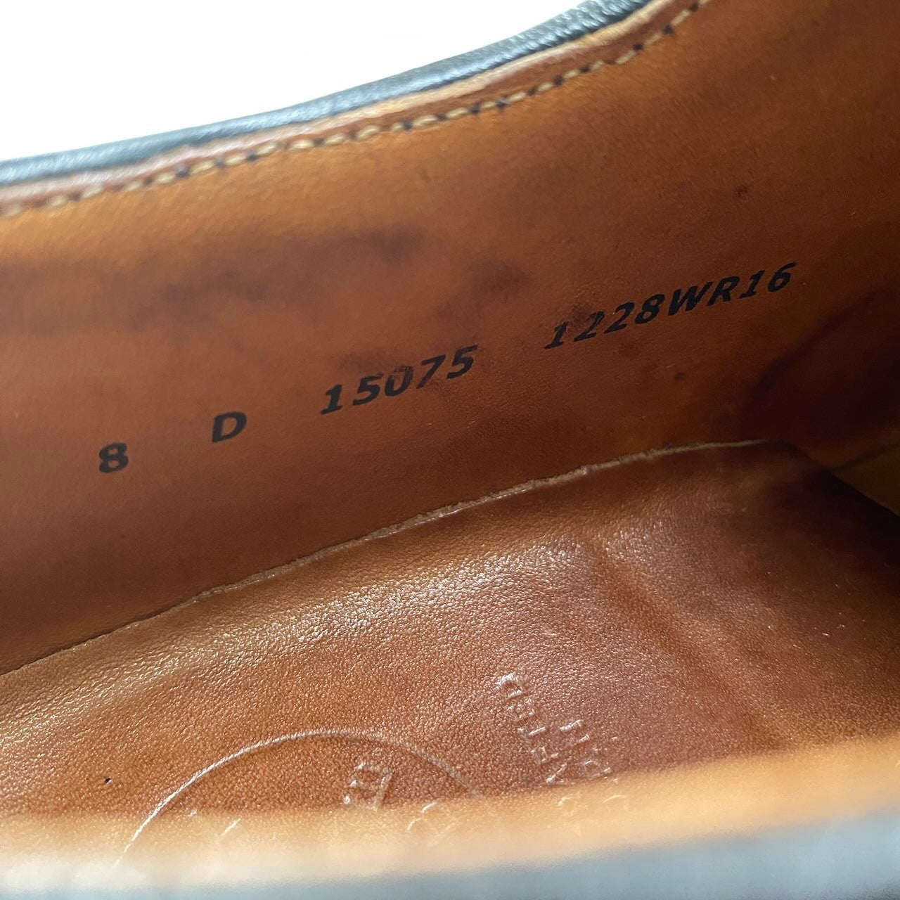 3g7 WHEEL ROBE ウィールローブ PLAIN TOE DERBY ドレスシューズ 15075 26cm US8 バーガンディ レザー シューツリー付 革靴t18r