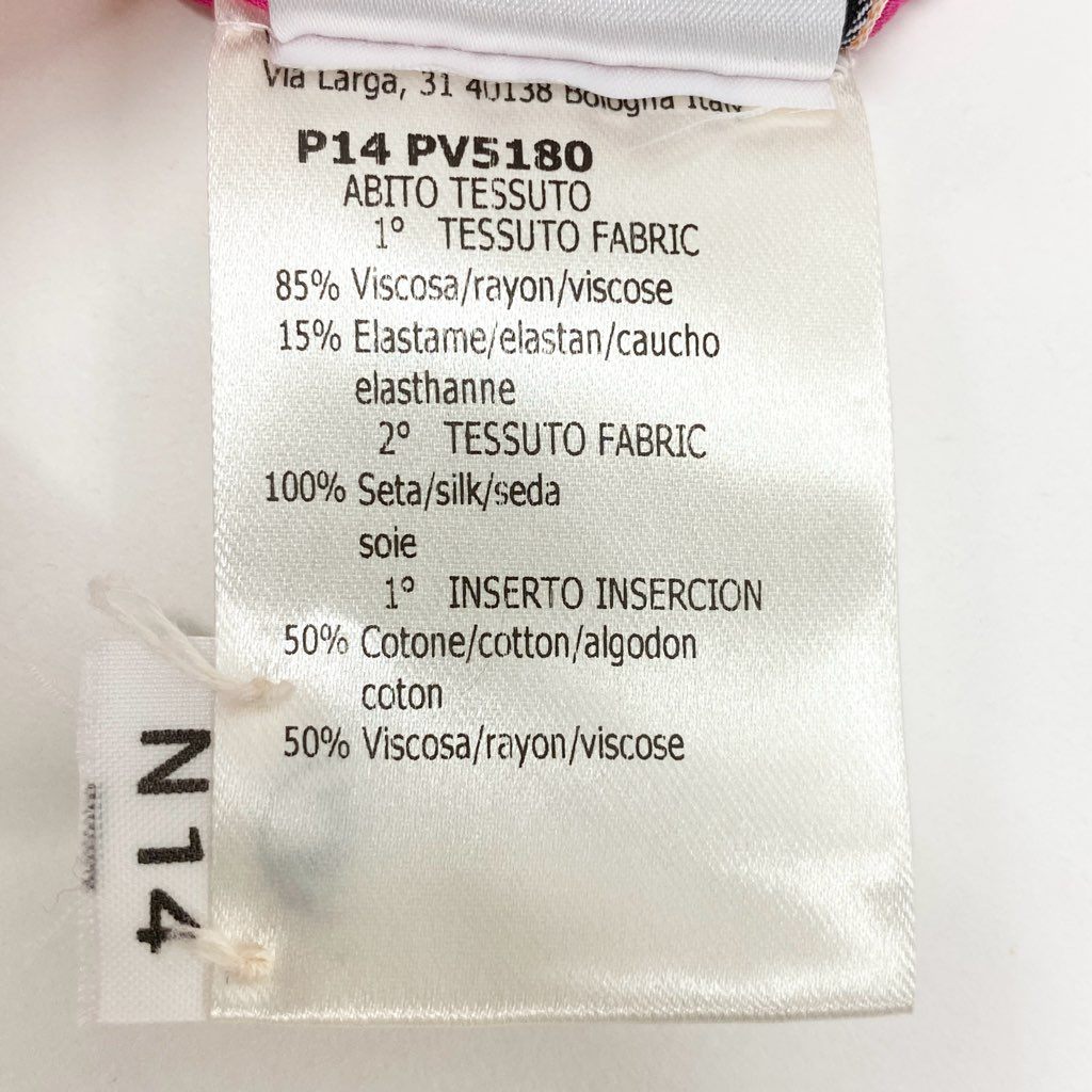 3a8 GIAMBATTISTA VALLI ジャンバティスタヴァり イタリア製 ノースリーブワンピース ドレス Dress 42 Sサイズ ピンク レディースo07t