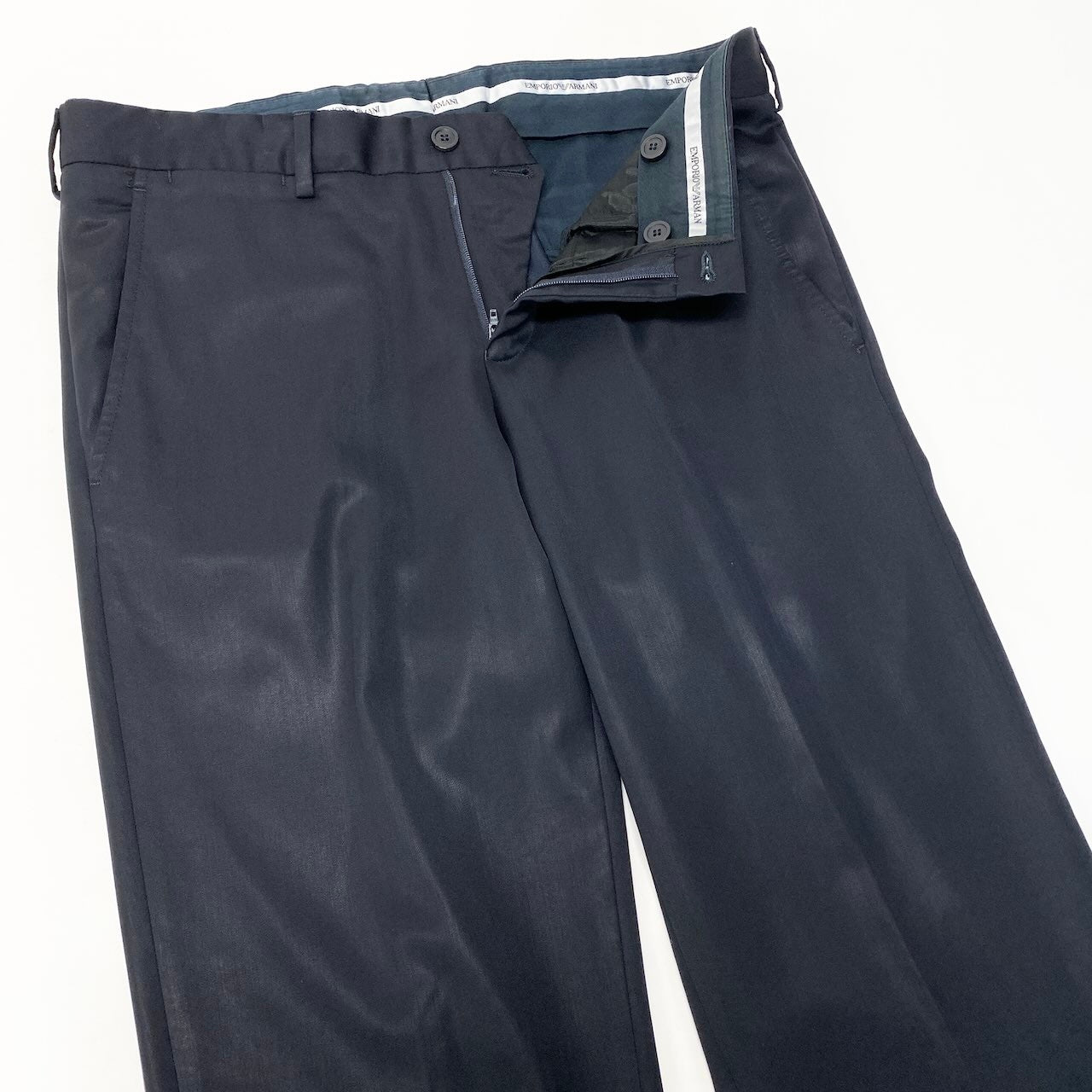 10c29 EMPORIO ARMANI エンポリオアルマーニ セットアップスーツ フォーマル 薄手 イタリア製 DAVIDLINE メンズスーツ 男性用 ブラックo07t