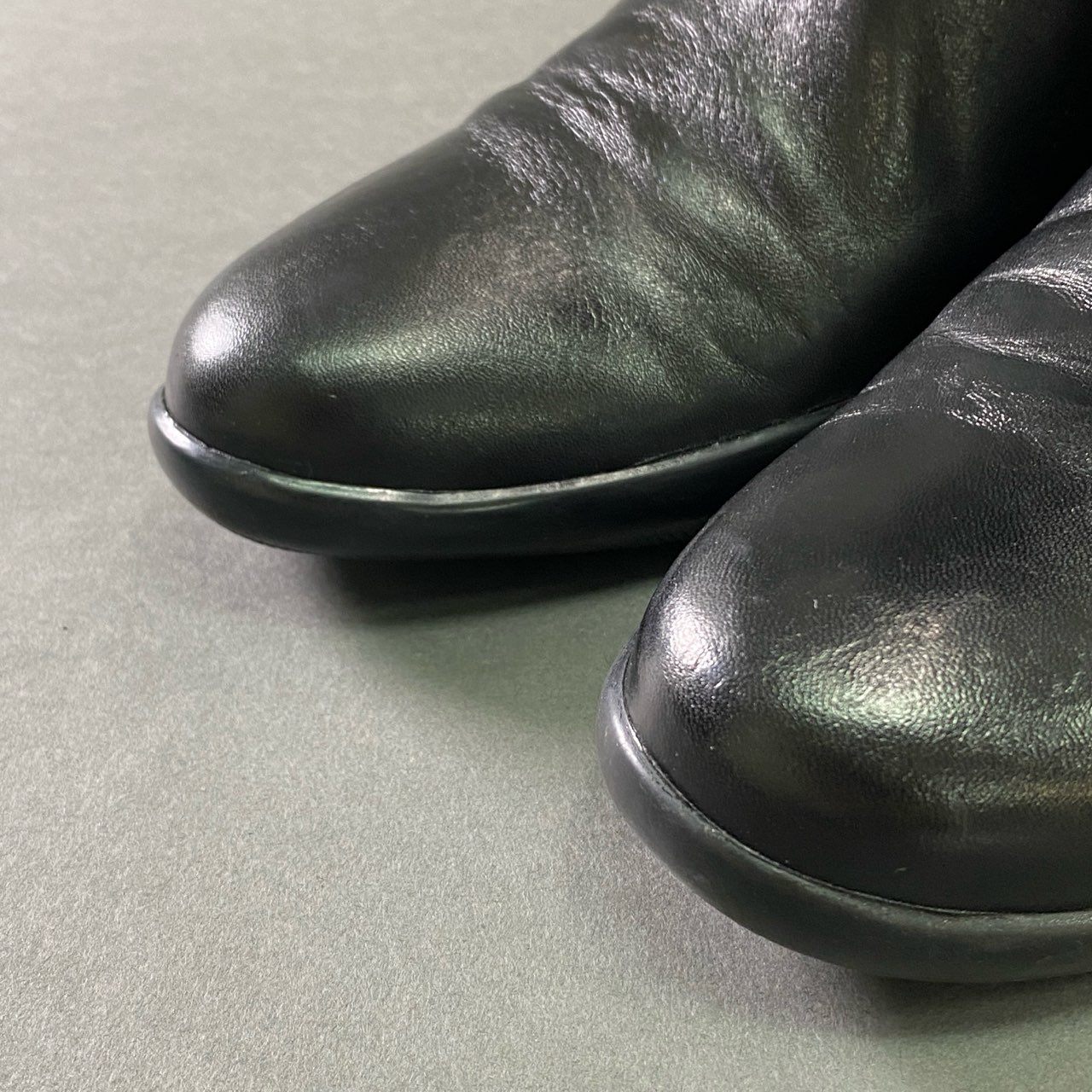 【Archive】SS1999 90s PRADA SPORT プラダ スポーツ レザーロングブーツ 36 1/2 ブラック バックジップ  Leather シューズ 箱 保存袋付き