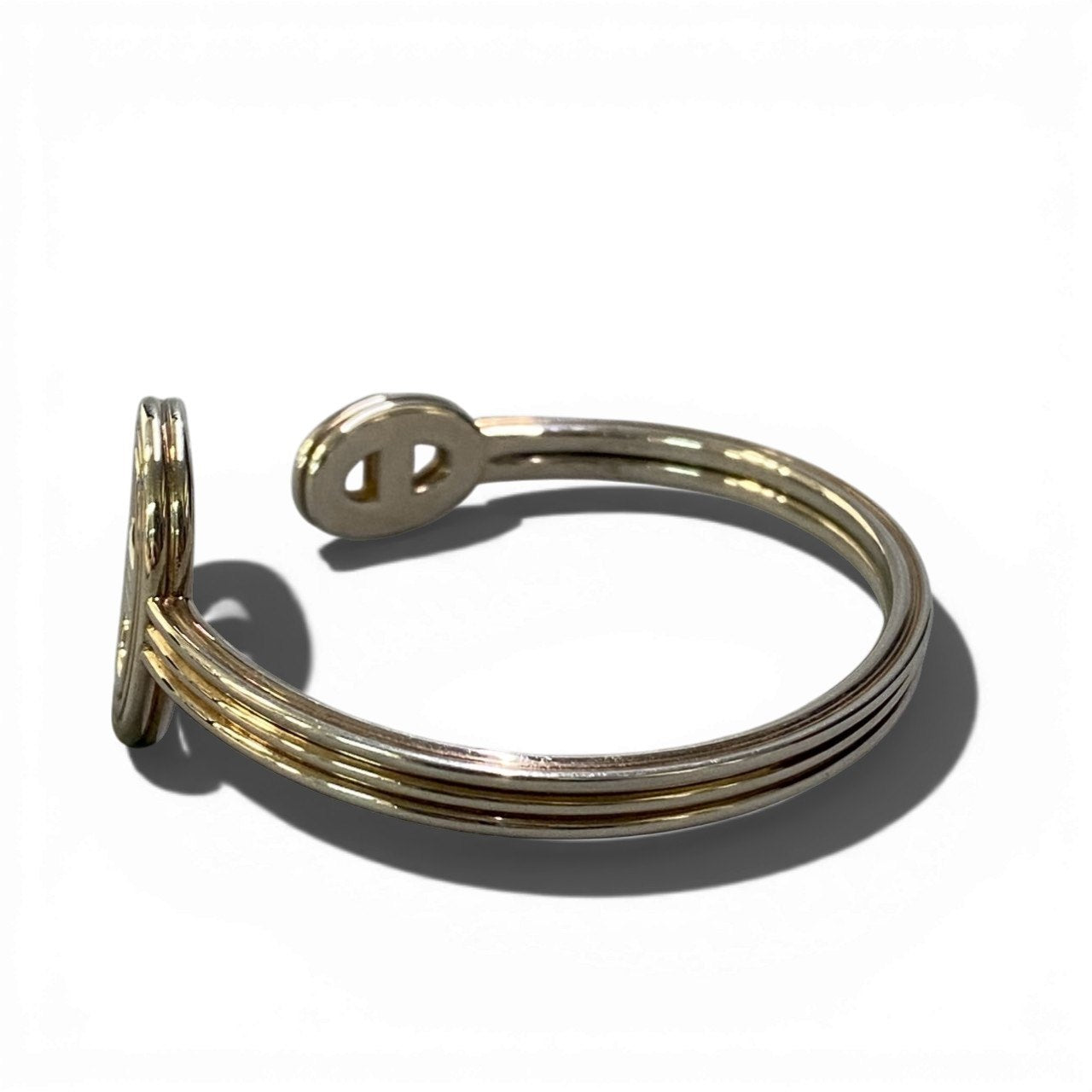 b16 《美品》 HERMES エルメス シェーヌダンクル24 ブレスレット アクセサリー シルバー Ag925 レディース 女性用 フランス製ta1