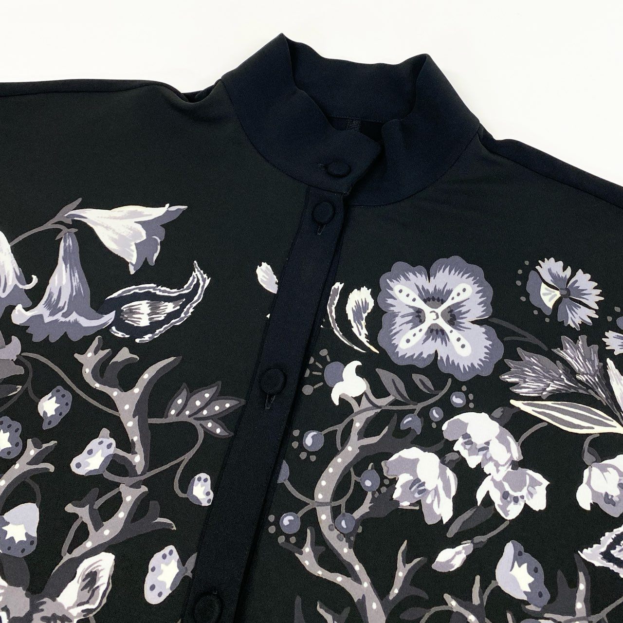 3k19 TOKUKO 1er VOL トクコプルミエヴォル チュニックワンピース シャツワンピース トップス アニマルプリント Aライン 9 ブラック レディースu02t