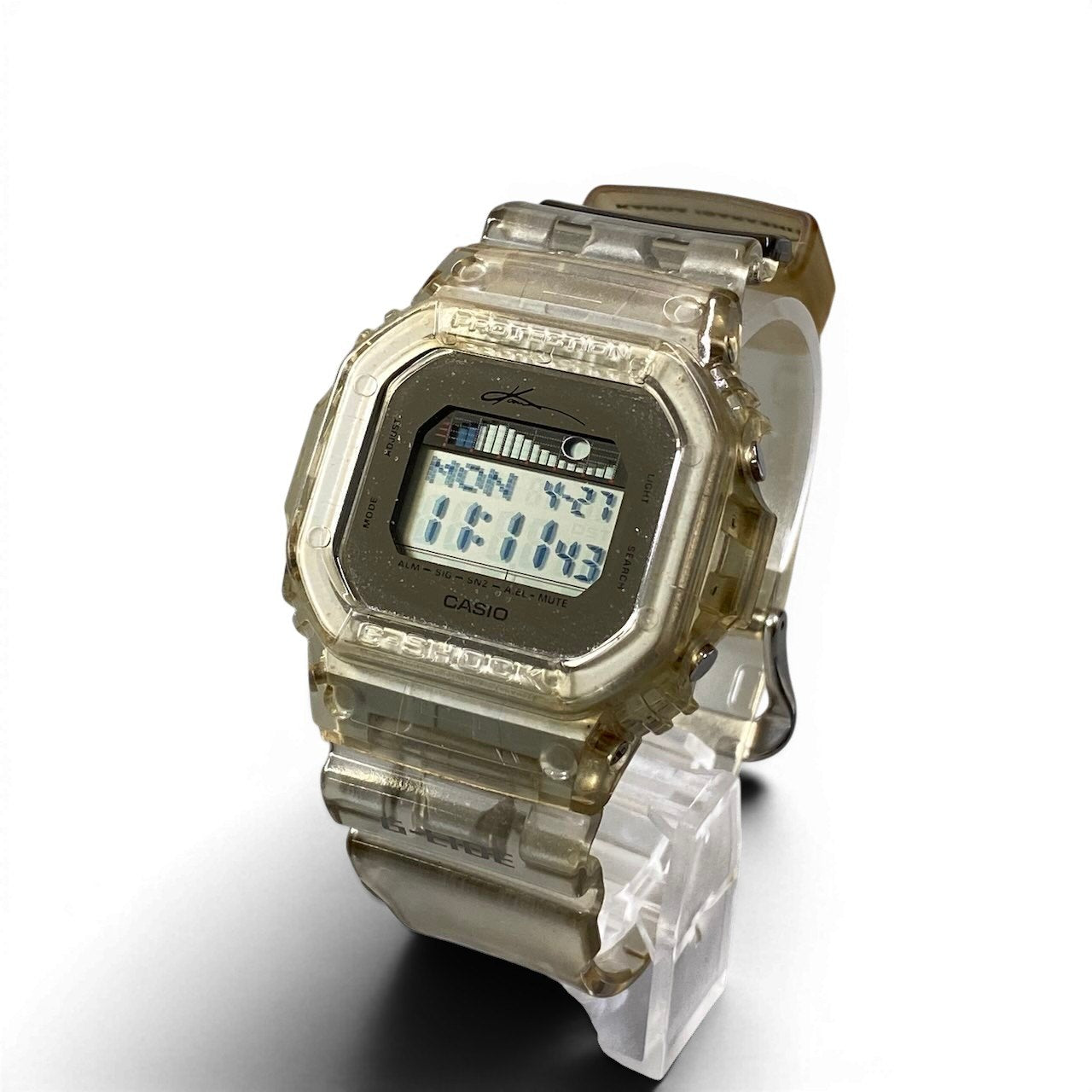 e4 CASIO G-SHOCK カシオ ジーショック KANOA IGARASHI 五十嵐カノア コラボ 腕時計 G-LIDE シグネチャーモデル GLX-5600KI クリア メンズu02t
