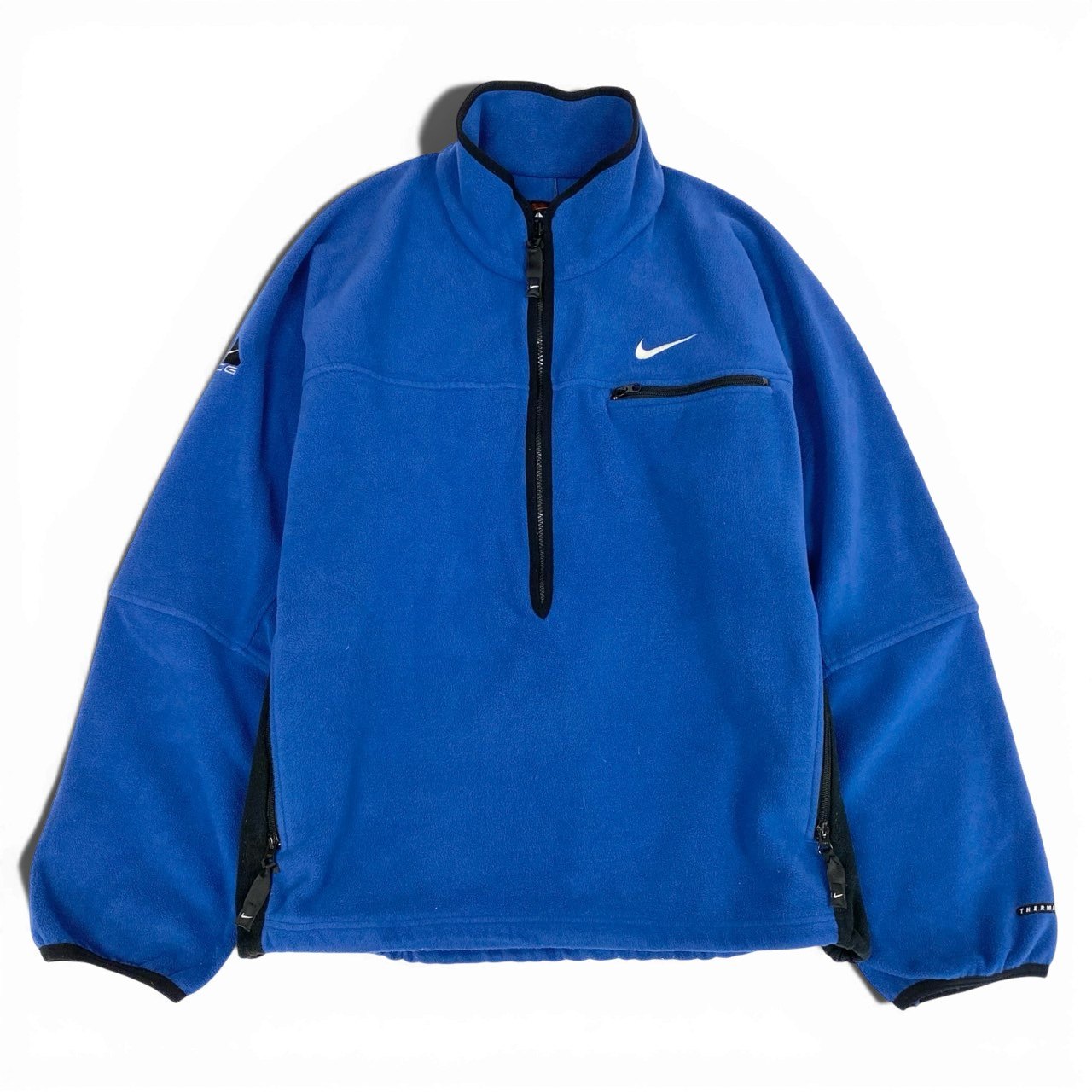 14a15 NIKE ACG ナイキ エーシージー Vintage Half Zip Pullover Size L Blue ハーフジップトップ Y2K ヴィンテージt18r
