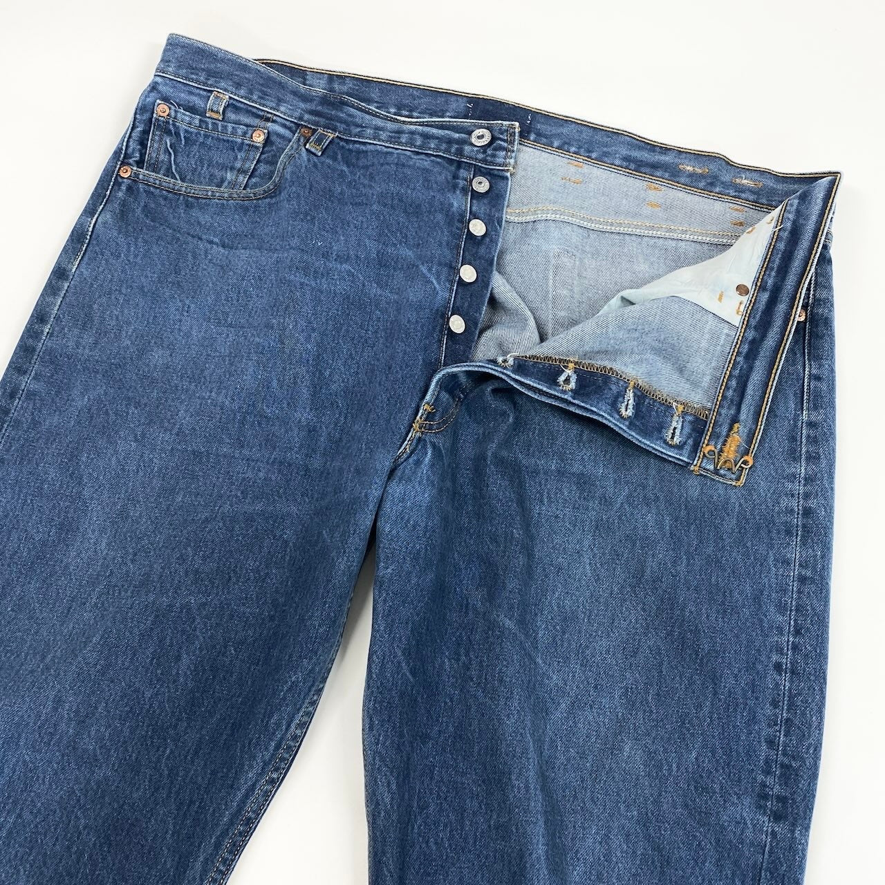 20d27 MAISON EUEKA メゾンエレウカ VINTAGE REWORK BIGGY PANTS LEVIS REWORK デニムパンツ リメイクデニム 017 S ブルー レディース 女性服u02t