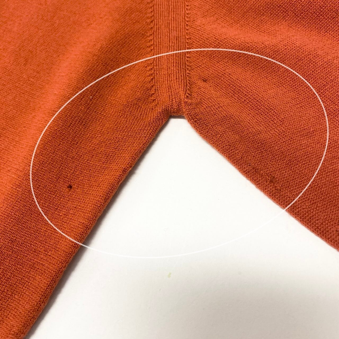 56e12 JOHN SMEDLEY ジョンスメドレー ロングスリーブニットセーター イングランド製 Lサイズ オレンジ ウール100％ レディース 女性用u02t