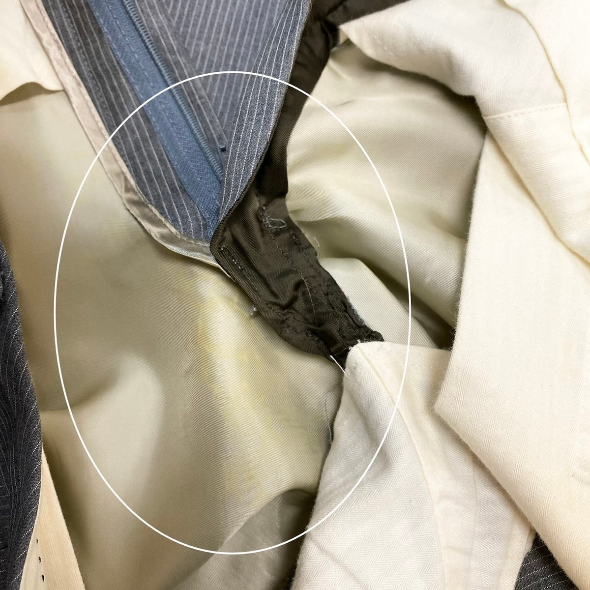 45j15 Paul Smith COLLECTION ポールスミスコレクション セットアップ シングルスーツ ストライプ柄 2B グレー ウール100％ メンズ 紳士服o07t