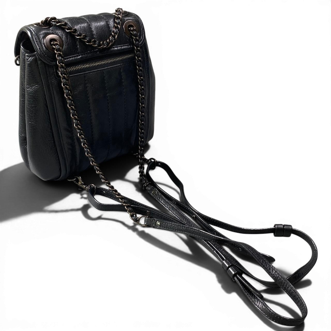 g9 COACH コーチ チェーンミニリュック  Chain Mini Backpack 79243 ブラック Blackt18r