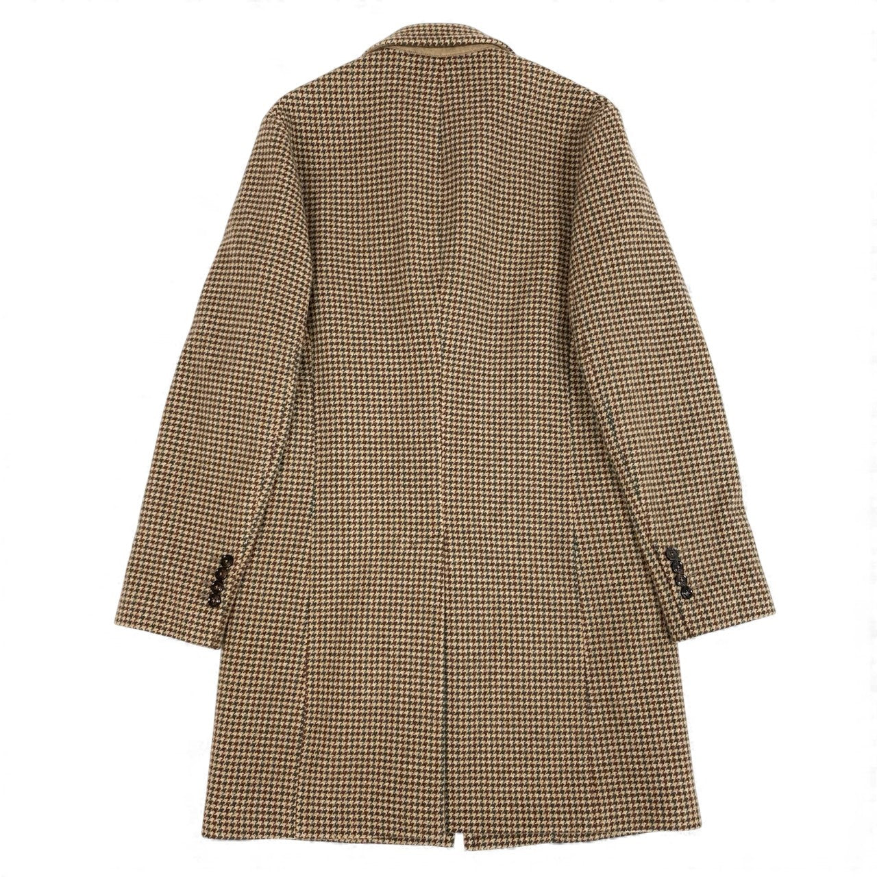 27L12 PALTO パルト チェスターコート ミドル丈 アウター ハウンドトゥース 46 ブラウン系 メンズ 男性用u02t