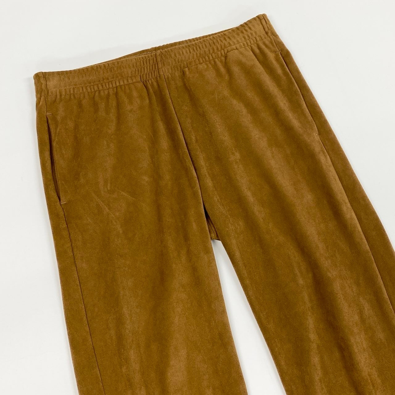 Ae7 MM6 エムエムシックス Maison Margiela メゾンマルジェラ スウェードパンツ イージーパンツ ロング サイズXS ブラウン レディース 女性服u02t