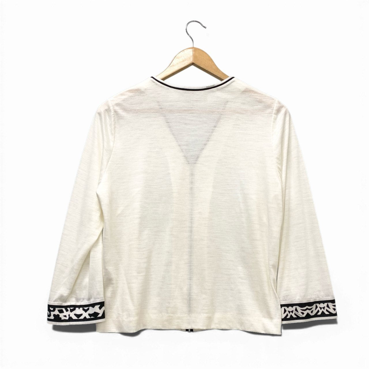 14b13 LEONARD レオナール ジップアップリネンカーディガン ニットカーディガン トップス 0379660 LLサイズ ホワイト 麻 リネン100％  レディース 女性用u02t