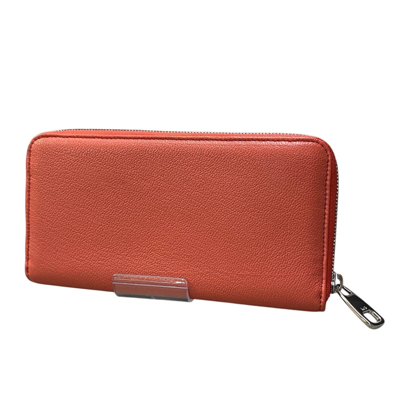 e16 D&G DOLCE&GABBANA ドルチェアンドガッパーナ 長財布 ラウンドジップウォレット レザー財布 ピンク系 レザー レディース 女性用u02t