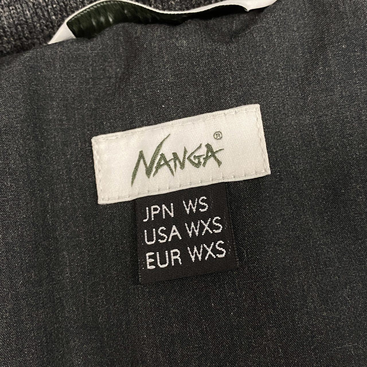 23a27【未使用タグ付】 NANGA ナンガ HINOC DOWN JACKET W ヒノック ダウンジャケット ウィメンズ フード取り外し可 2way アウトドア キャンプ レディース サイズＳ チャコールu02t