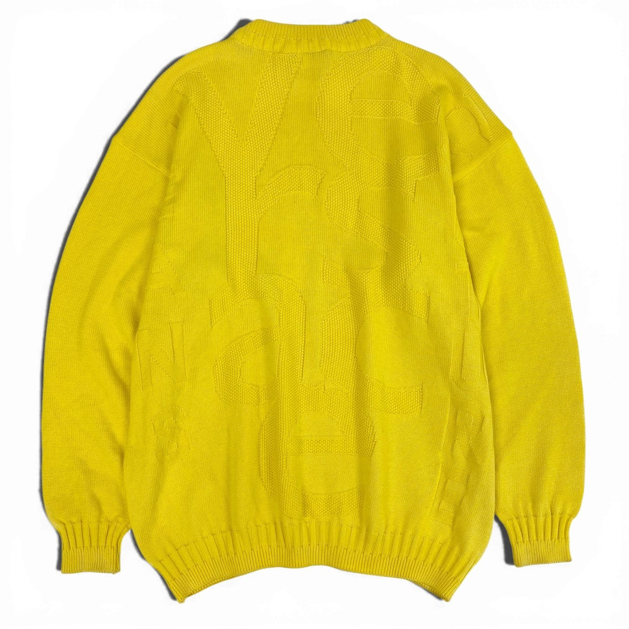 1L27 Vintage Versace ヴィンテージ ヴェルサーチ Medusa Jacquard Cotton Knit Sweater コットンニット セーター Size L メンズ 男性用k02i