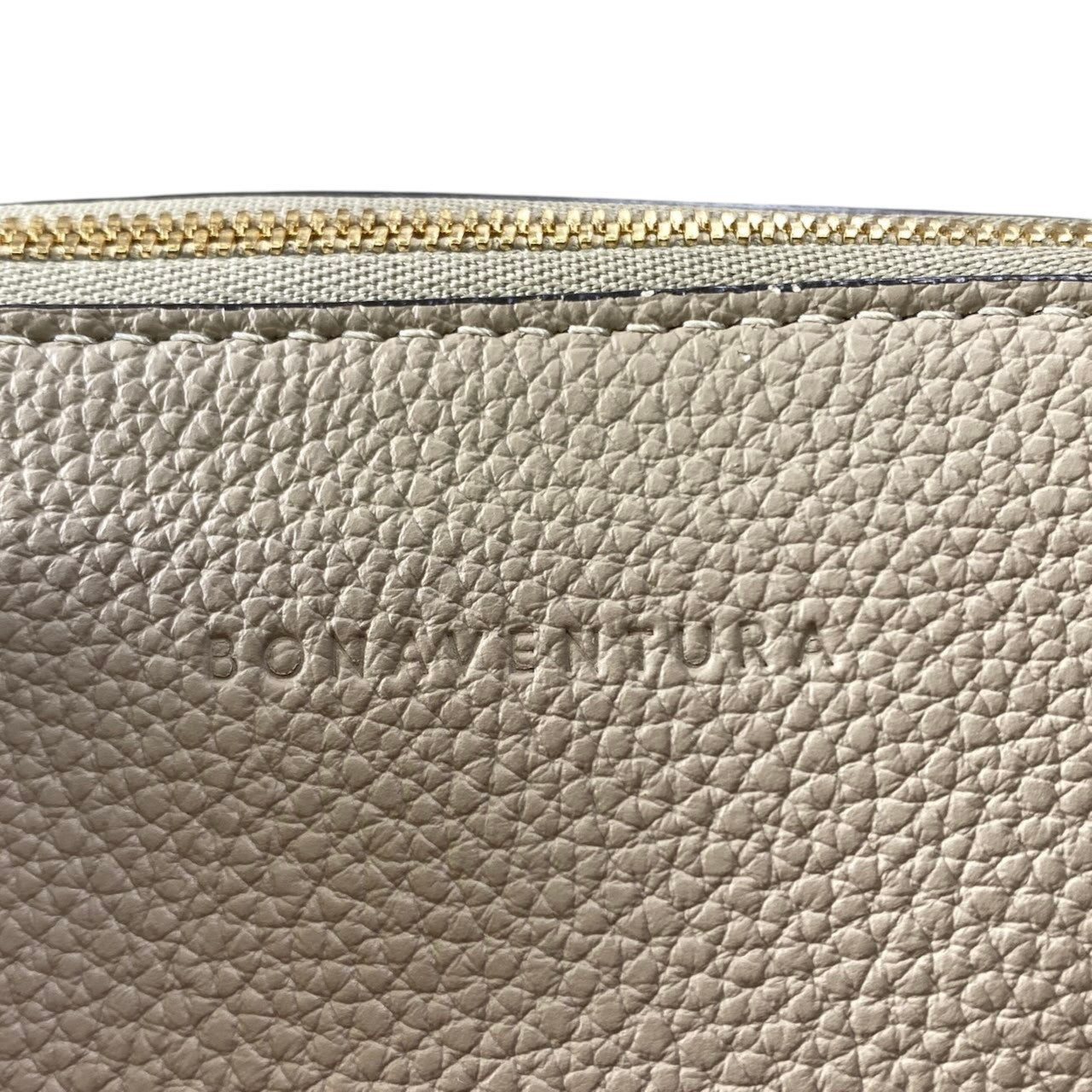 Bh20【美品】BONAVENTURA ボナベンチュラ エマバッグ 28 ハンドバッグ シュリンクレザー グレージュ レザー レディース 女性用k02i