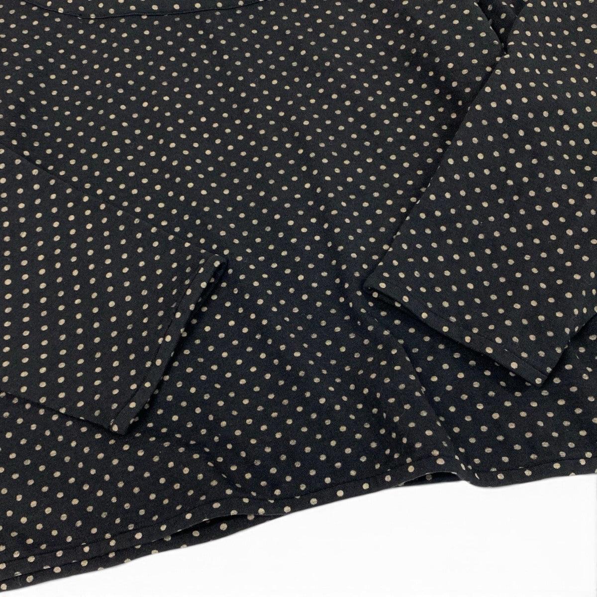 Ai4 COMME des GARCONS 80's～90's アーカイブ ブラウスカットソー ドット柄 ブラック レディース 女性用u02t