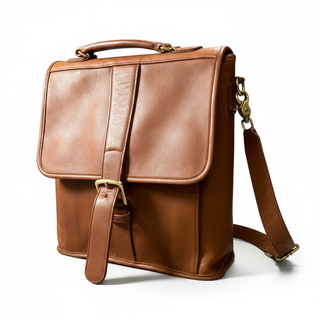 g9 COACH コーチ オールドコーチ ヴィンテージ ショルダーレザーバッグ Old Coach Vintage Shoulder Leather Bag 5280 ブラウンt18r