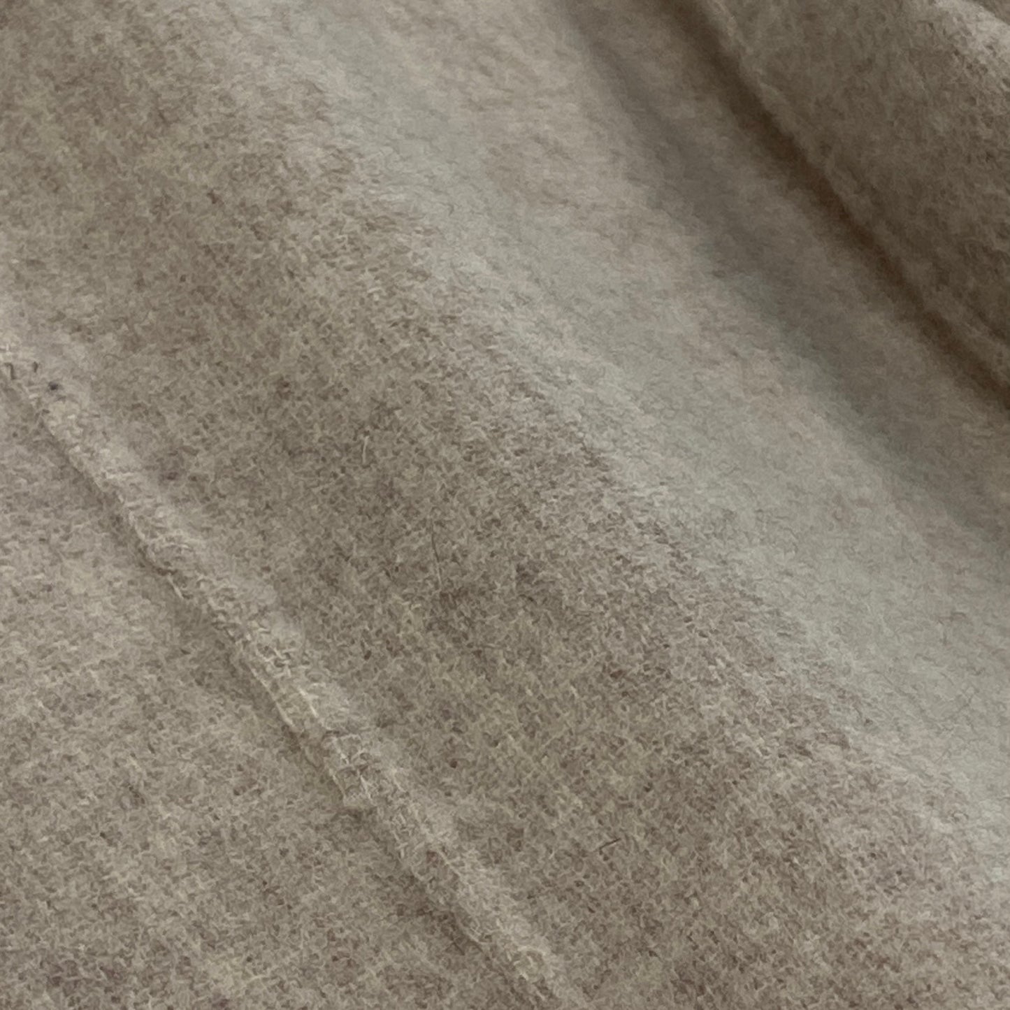 41c10 パールミンク × ウール ジップコート ホワイト ベージュ 本毛皮 Pearl Mink Fur × Wool Zip Coatt18r