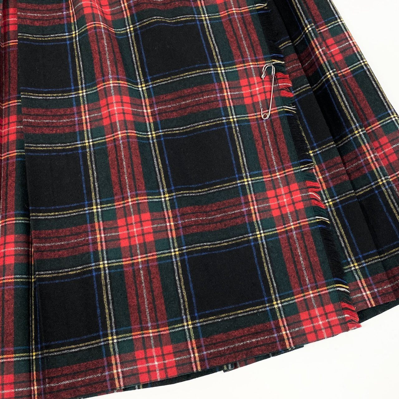 36L10 O’NEIL OF DUBLIN オニールオブダブリン 定番 チェック柄 巻きスカート ロングスカート クリップ付き 10 レッド グリーン タータンチェック レディース 女性用u02t