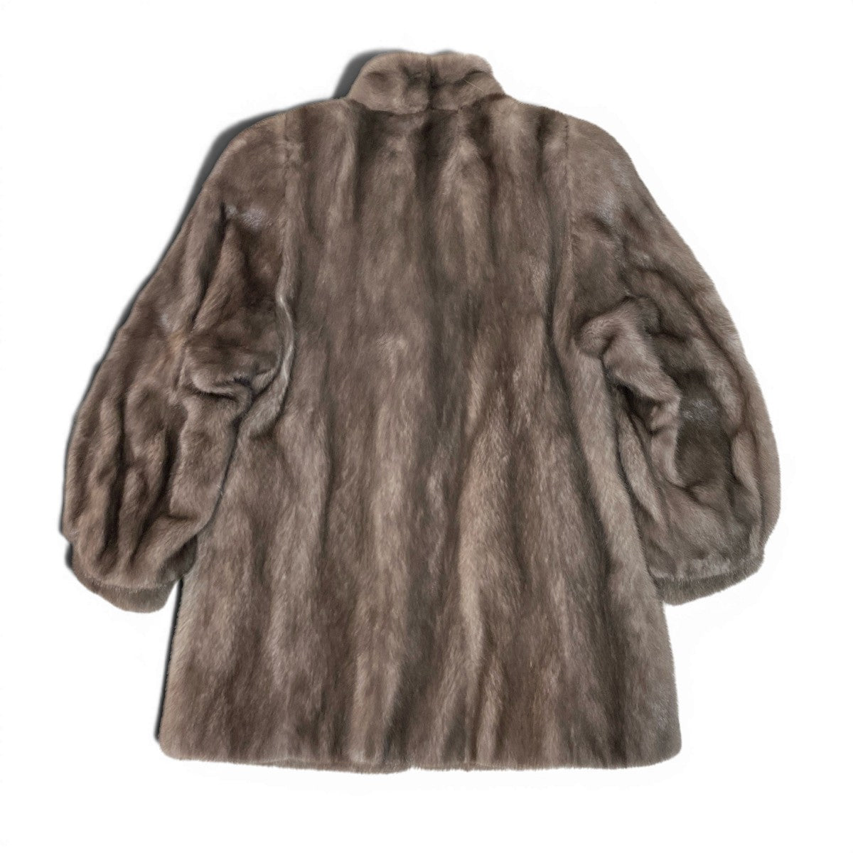 55g14 AMERICAN FUR AWARDS AMERICAN ULTRA アメリカンファーアワード 4つ星 ブルーアイリスミンク ロングコート FREE グレー ミンクファー Mink Fur Coatu02t