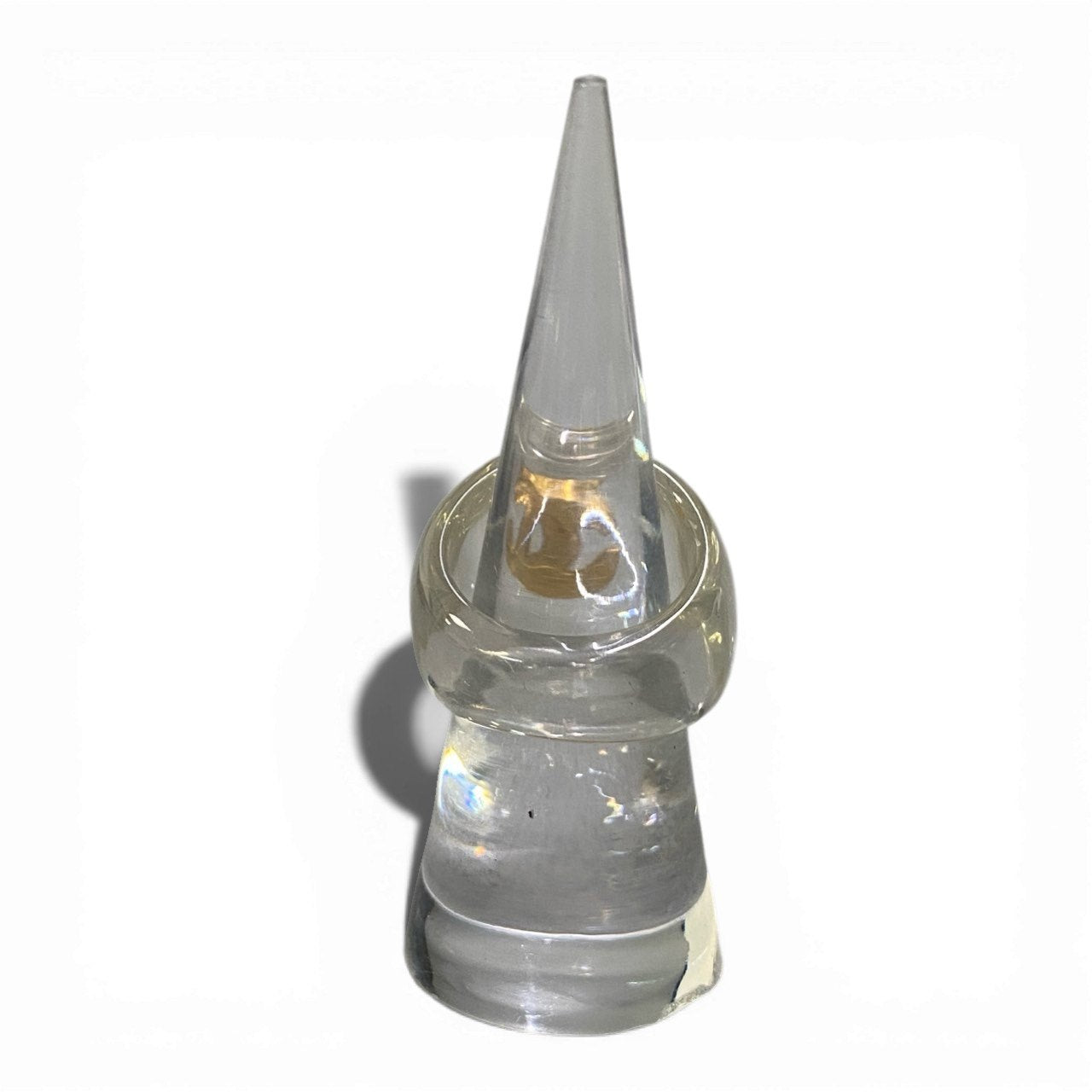 b16 CHANEL シャネル ココマーク クリアカラー ジュルリング 13号 クリア レディースta1