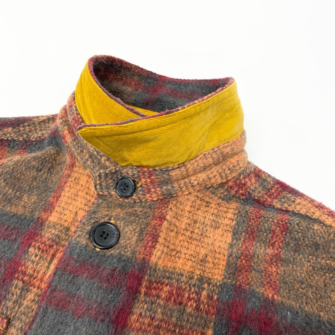 32a29【美品】WIND AND SEA ウィンダンシー 23AW SHAGGY PLAID CPO SHIRT JAKET チェックシャツジャケット WDS-O-FAL-24-Q1-JK-08 Mサイズ マルチカラー メンズo07t