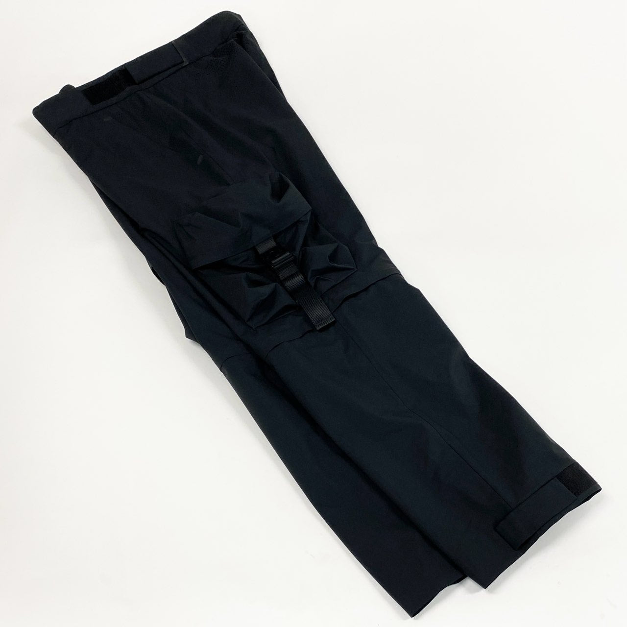 Mb16《美品》 PRADA プラダ テクニカルファブリック モジュラーパンツ カーゴパンツ テック ロゴテープ SPH251 M ブラック ポリエステル メンズu02t