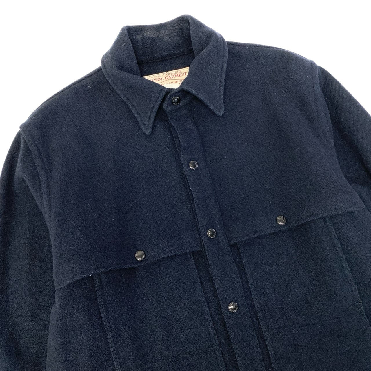 24c7 【USA製】FILSON フィルソン マッキーノジャケット マッキーノクルーザー サイズM ネイビー メンズ アウター アメカジk02i