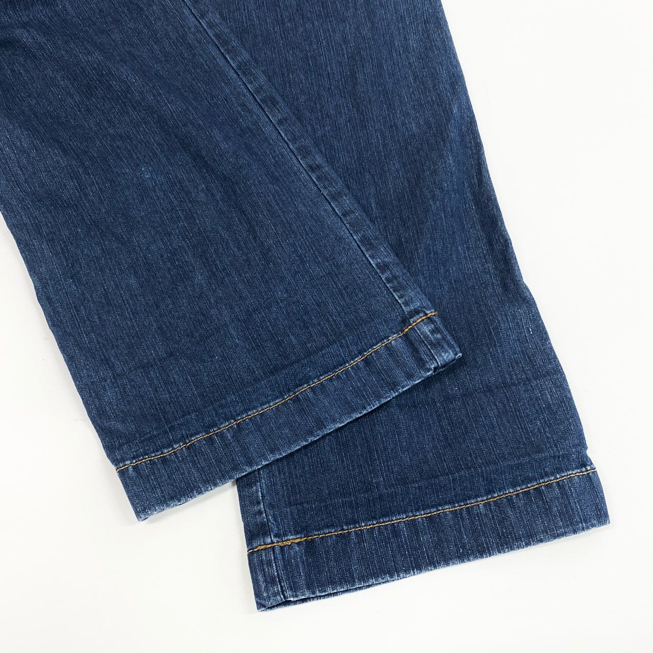 1j27 DOLCE&GABBANA ドルチェアンドガッバーナ デニムパンツ ローライズ ウエストDGベルト フレアパンツ F31WED/G8534 38サイズ インディゴ レディースu02t